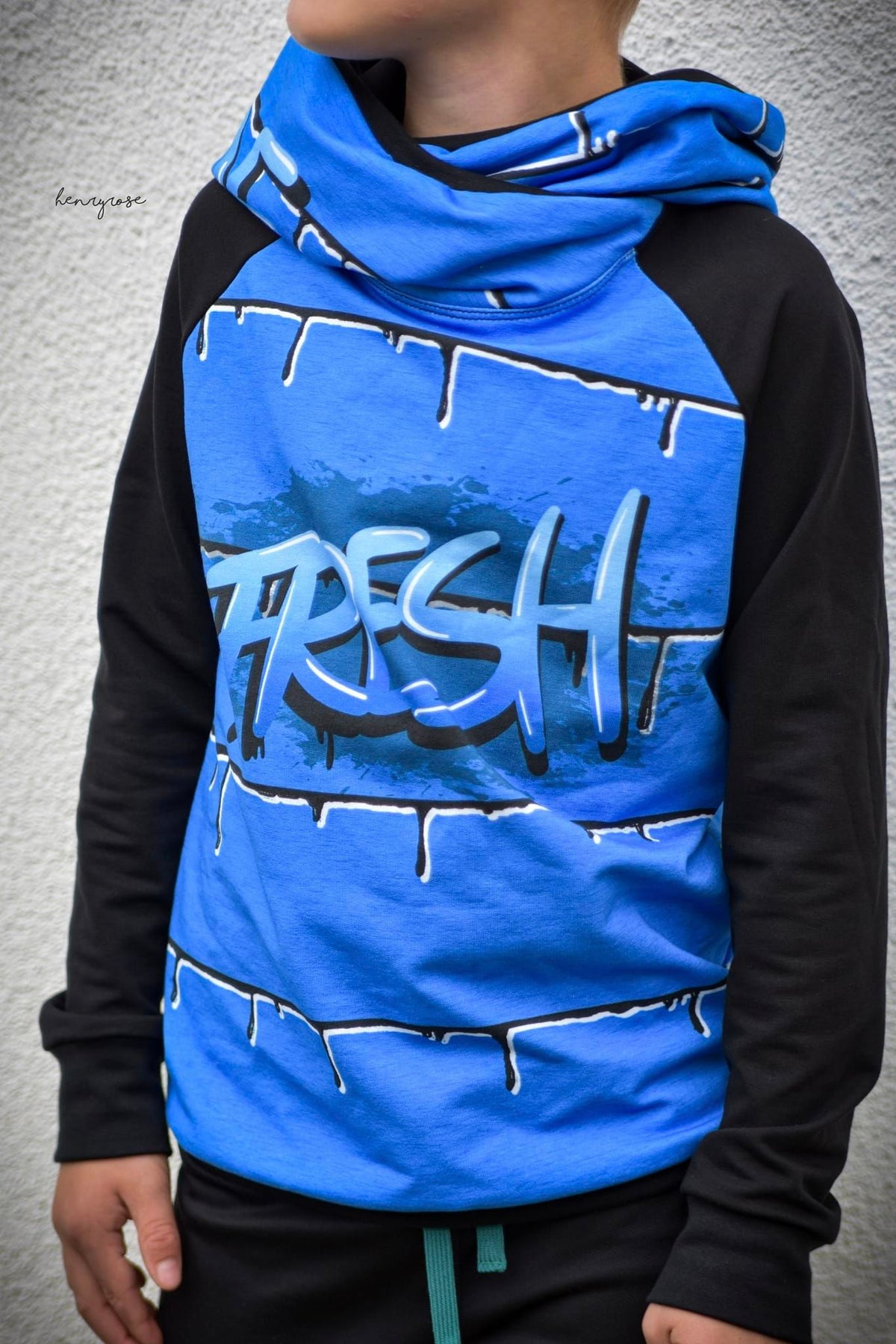 Jersey-Stoff "FRESH #sky blue" (1 Panel, ca. 1,00m)