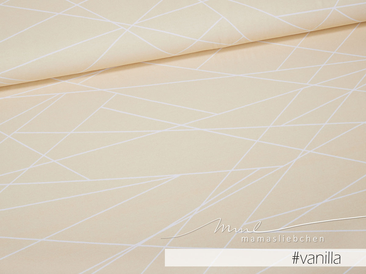 Jersey-Stoff "frühlings-shapelines #vanilla" (0,25 Meter)