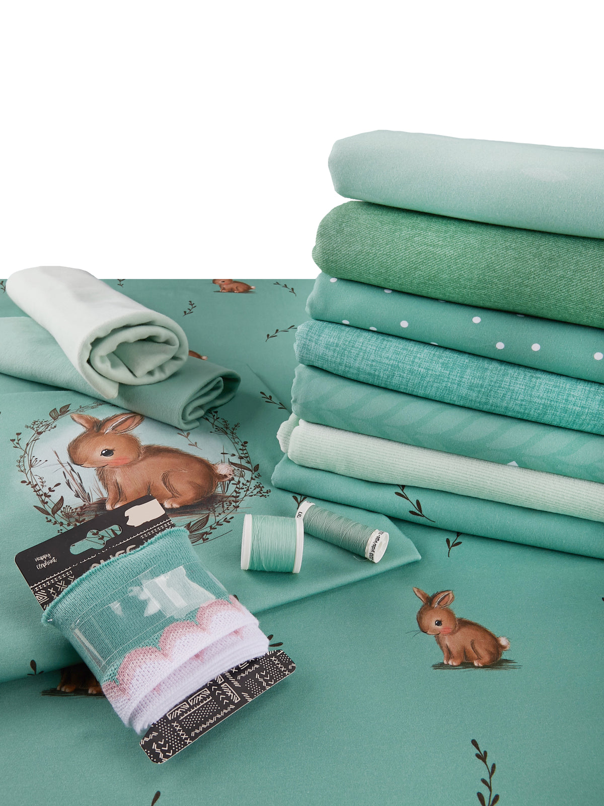 Jersey-Stoff "Grene #sage" (0,25m)