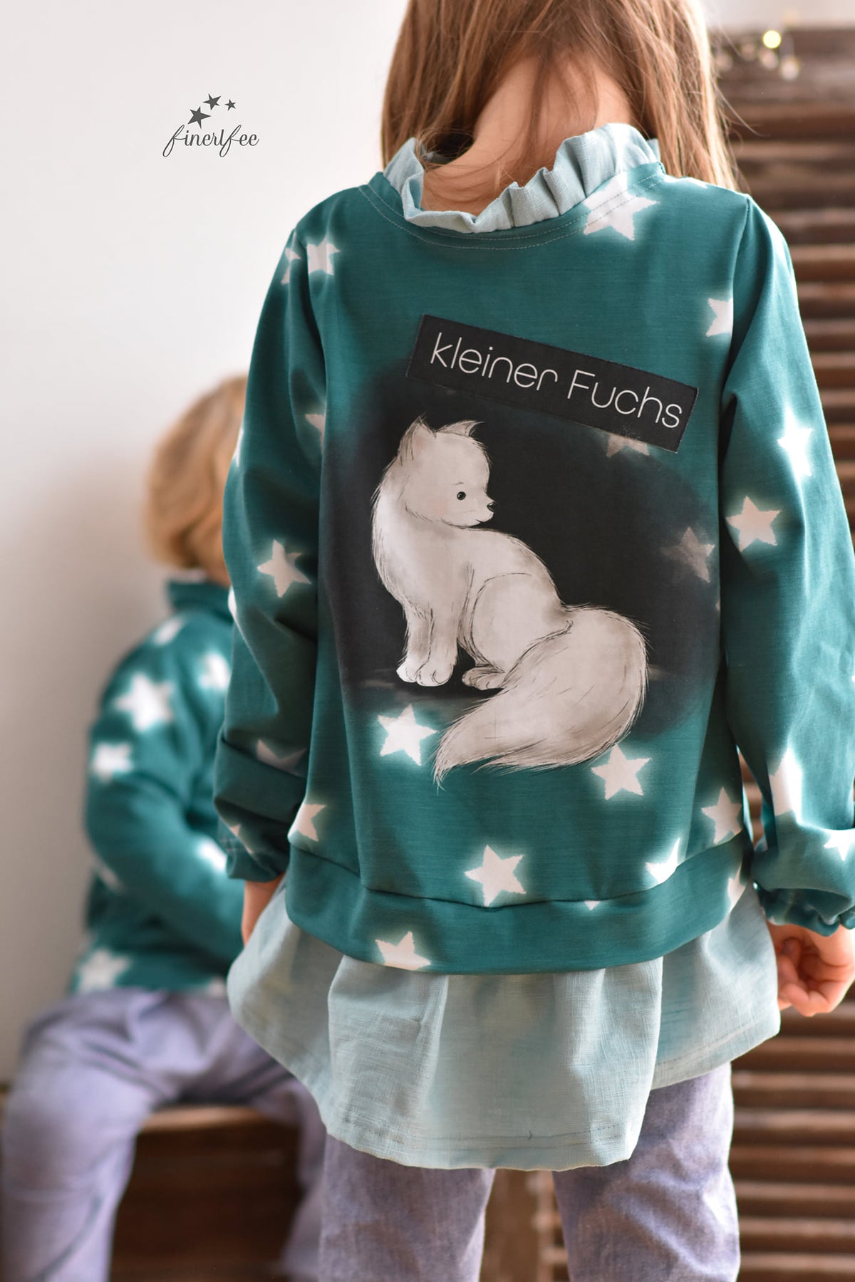 Jersey-Stoff "Harper #teal" (1Panel/ ca.0,75m)