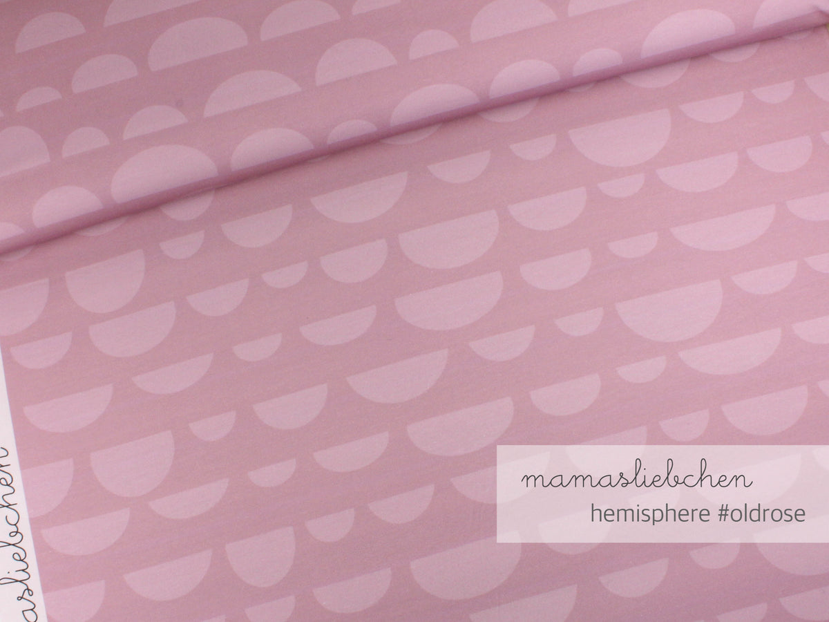Jersey-Stoff "hemisphere #old rose" (0,5m)