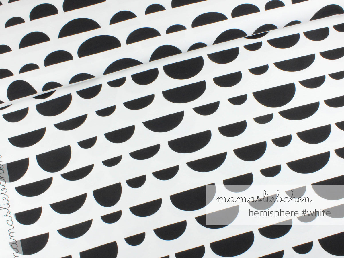 Jersey-Stoff "hemisphere #white" (0,25m)
