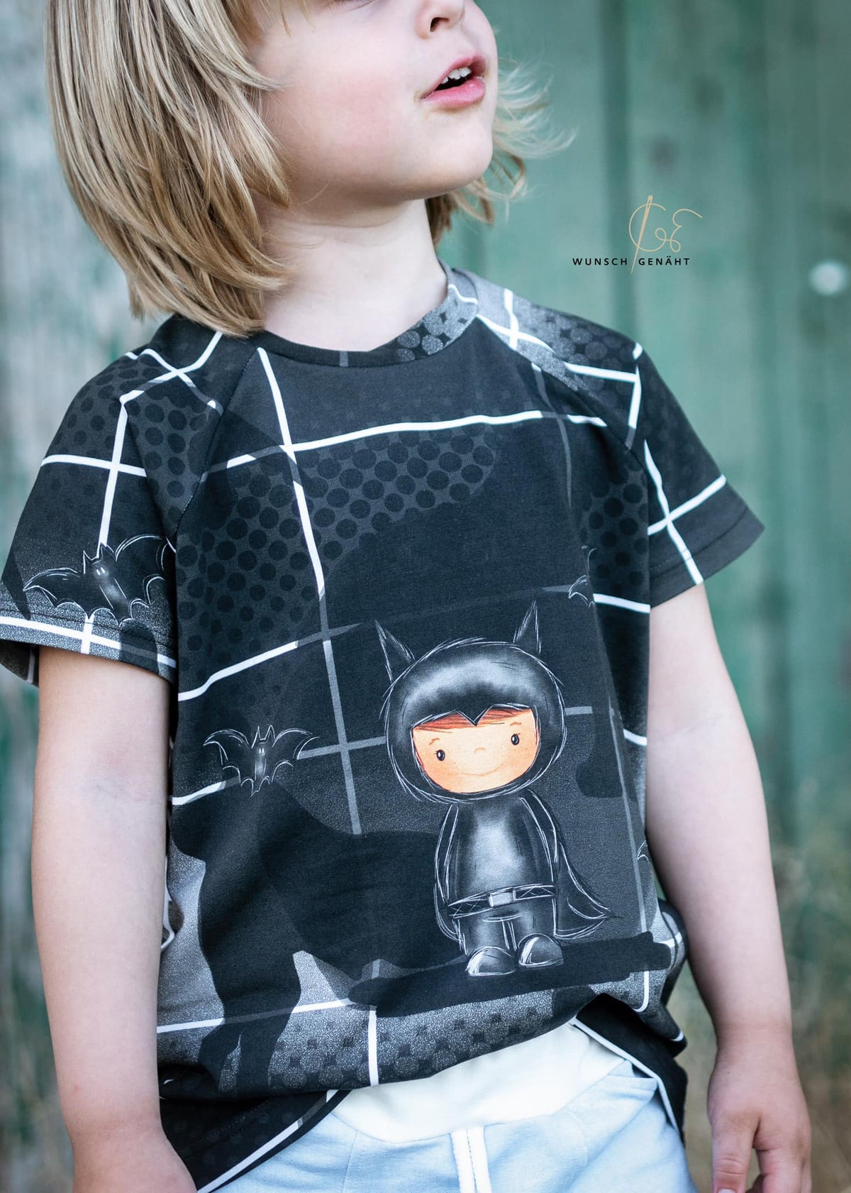 Jersey-Stoff "Hero #black" (1Panel/ ca.0,60m)