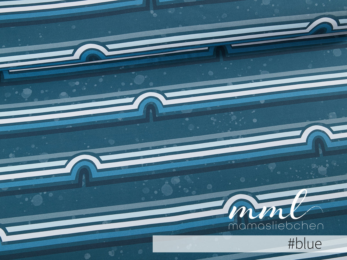Jersey-Stoff "horizon #blue" (0,25m)