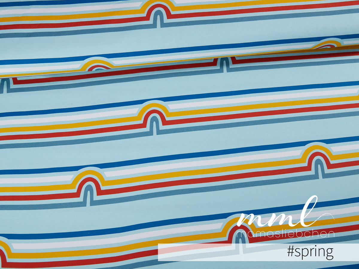 Jersey-Stoff "horizon #spring" (0,25m)