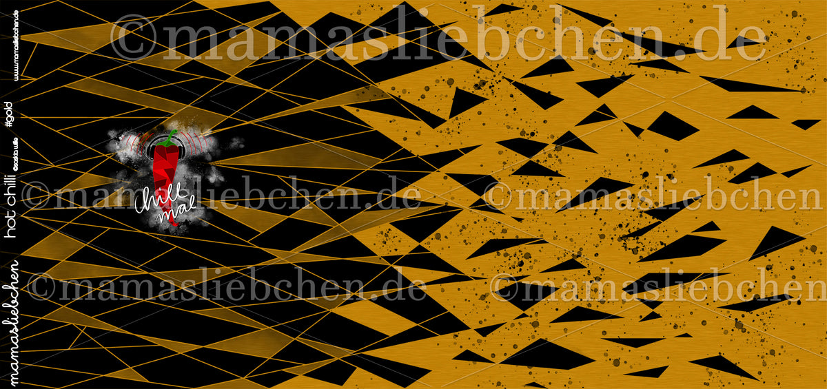 Jersey-Stoff "Hot Chili 2.0 #gold" (1Panel/ ca.0,80m)