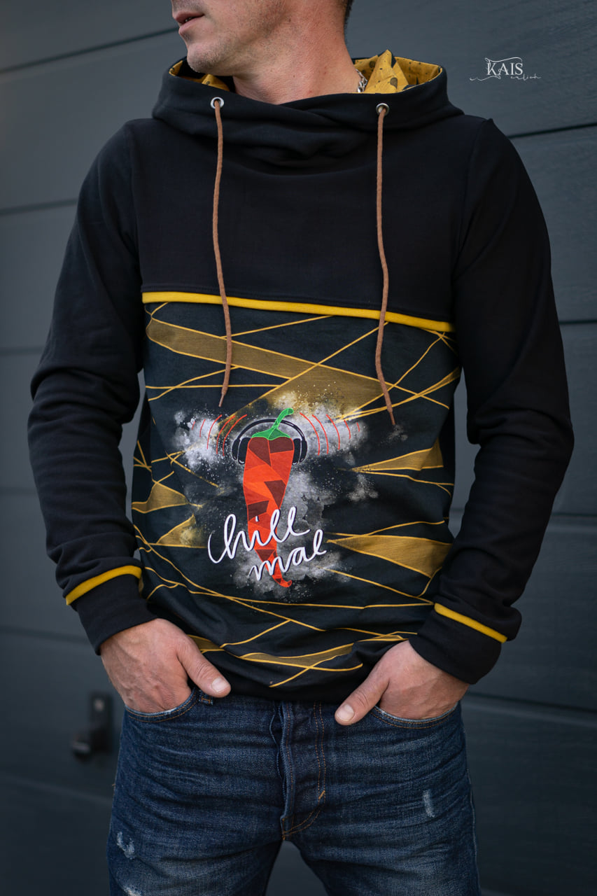 Jersey-Stoff "Hot Chili 2.0 #gold" (1Panel/ ca.0,80m)