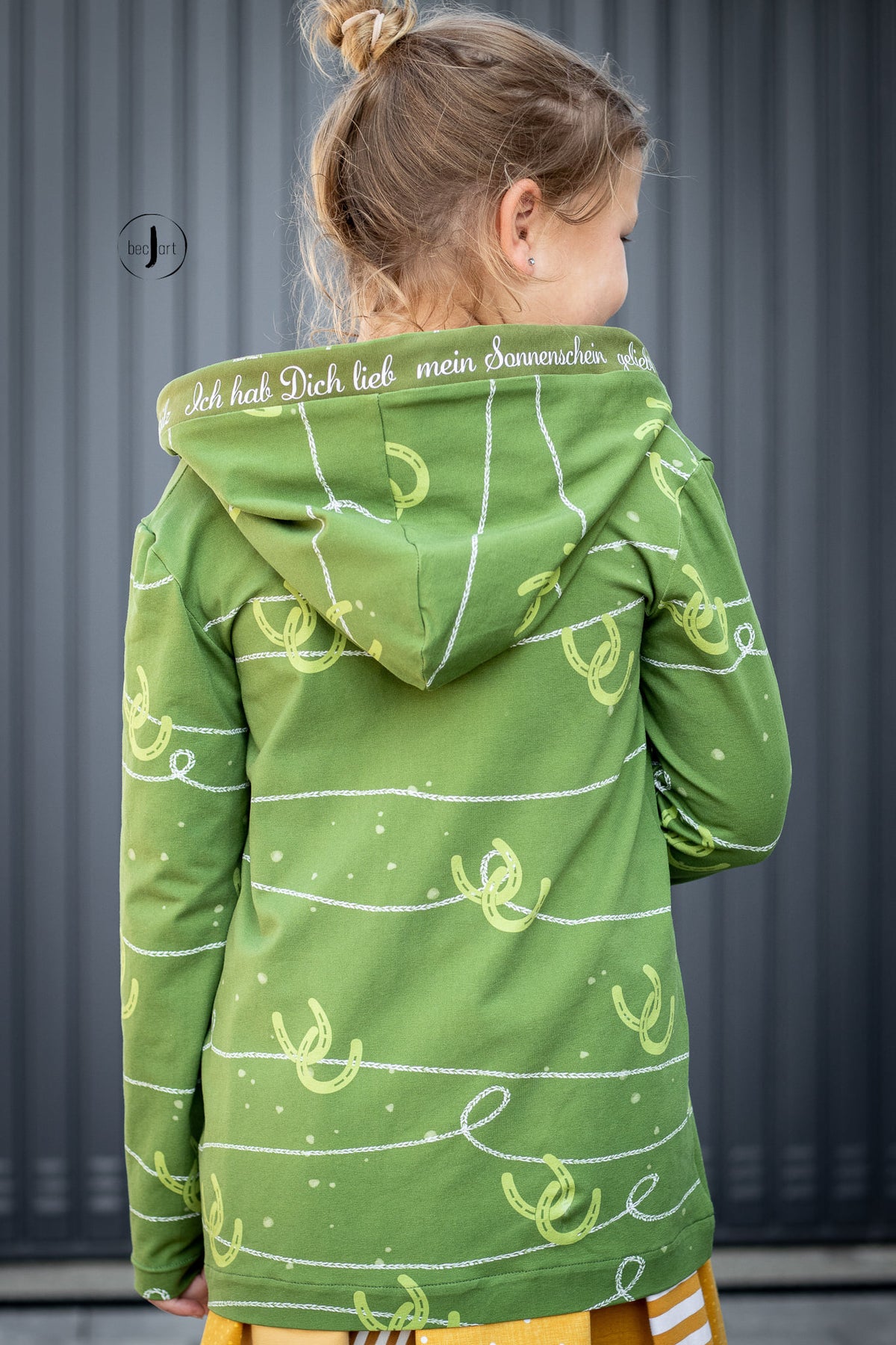 Jersey-Stoff "howdy #olive" (0,25m)