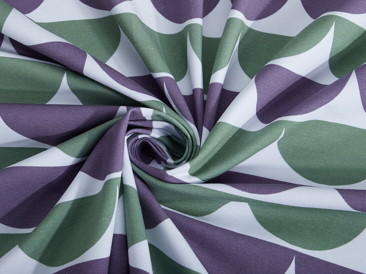 Jersey-Stoff "iloveruffles #green-violet"(0,25 Meter)