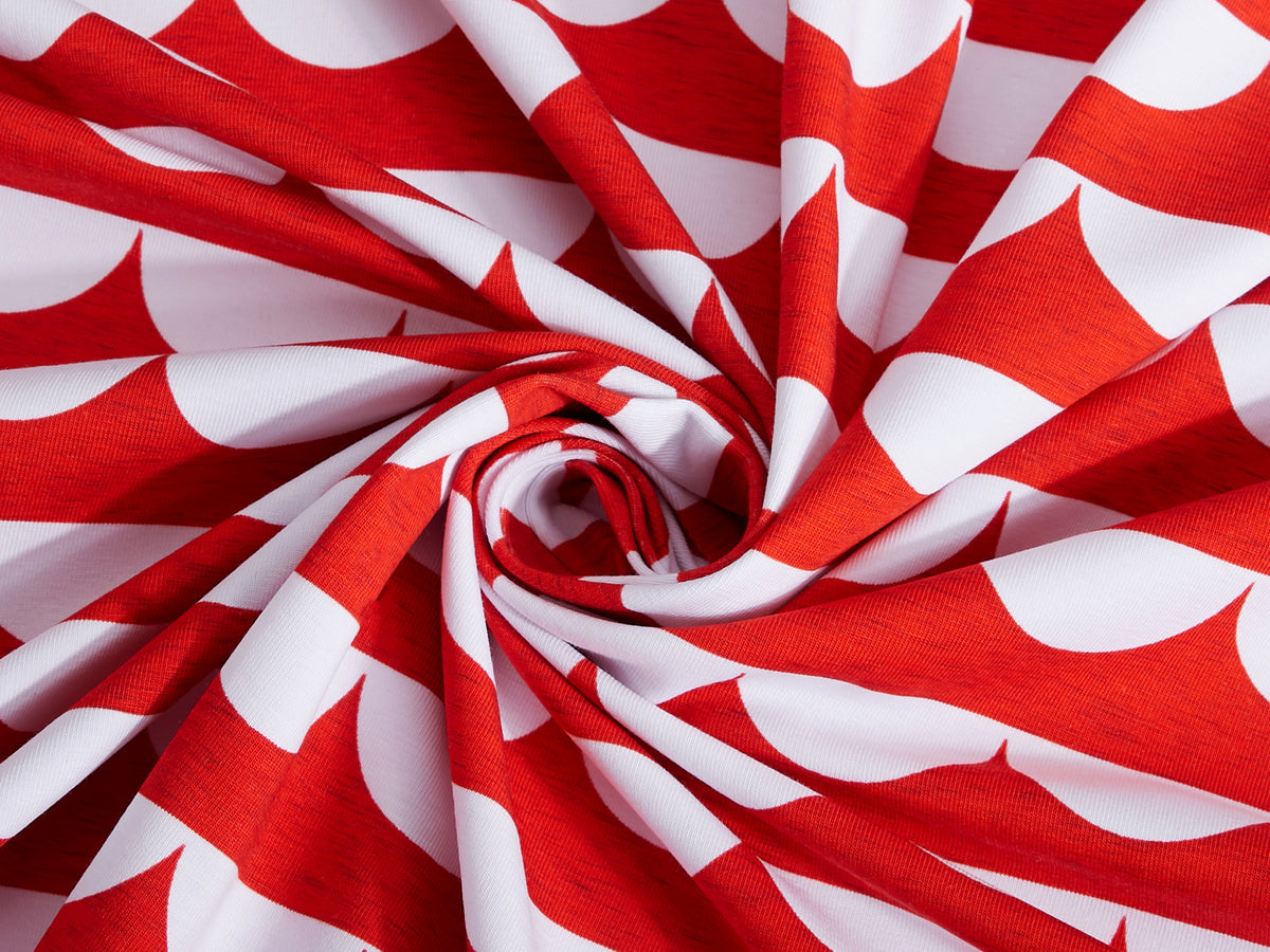 Jersey-Stoff "iloveruffles mini #real red" (0,25 Meter)