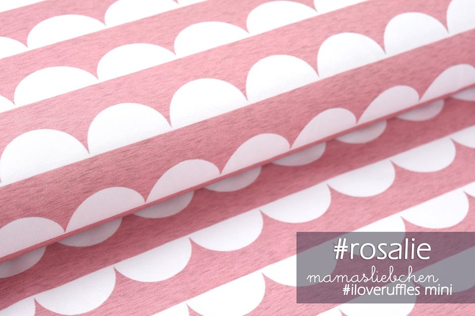 Jersey-Stoff "iloveruffles mini #rosalie" (0,25 Meter)