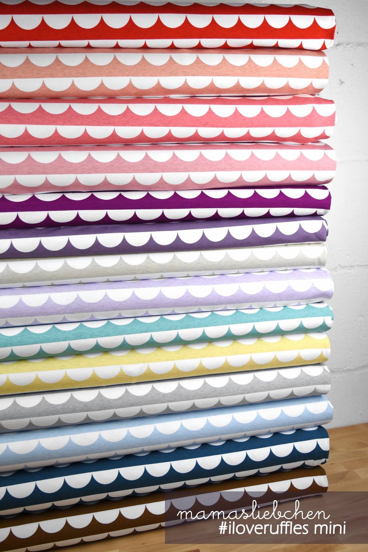 Jersey-Stoff "iloveruffles mini #rosalie" (0,25 Meter)