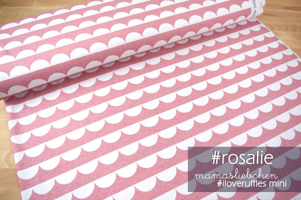 Jersey-Stoff "iloveruffles mini #rosalie" (0,25 Meter)