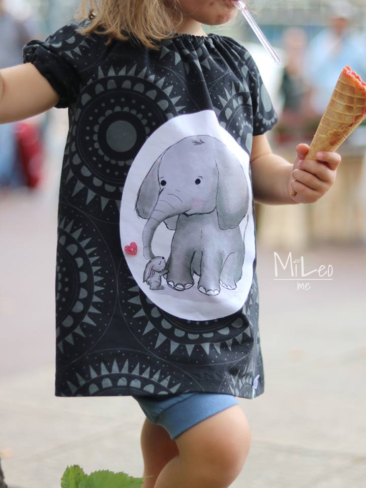 Jersey-Stoff "jaspal & suri #black" (1 Panel, ca. 0,65m)