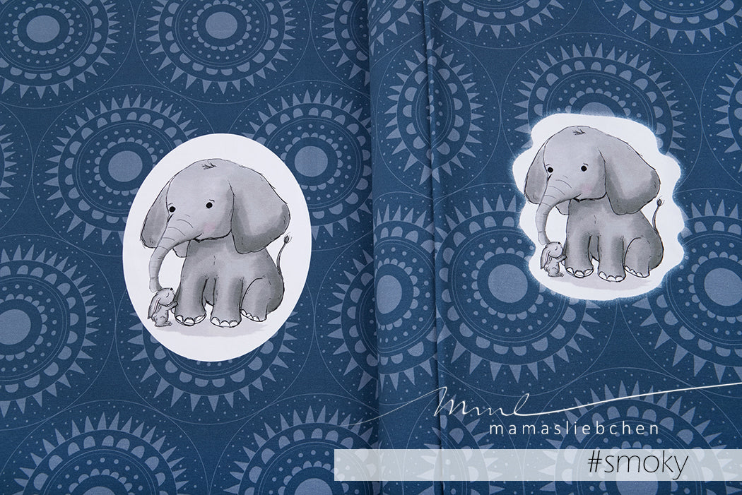 Jersey-Stoff "jaspal & suri #smoky" (1 Panel, ca. 0,65m)