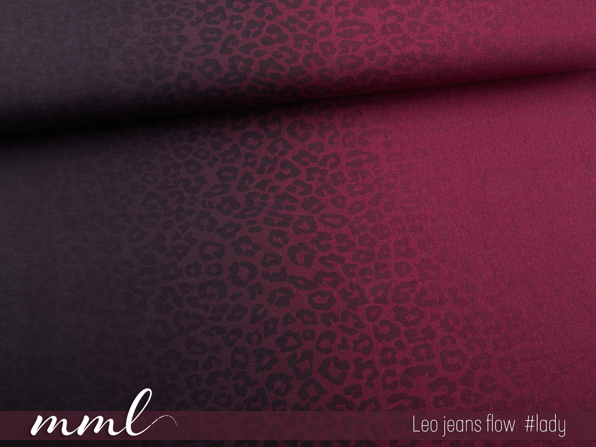 Jersey-Stoff "Leo jeans flow #lady" (0,25m)
