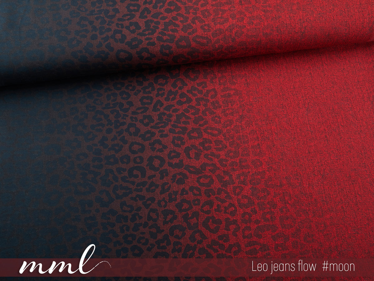 Jersey-Stoff "Leo jeans flow #moon" (0,25m)