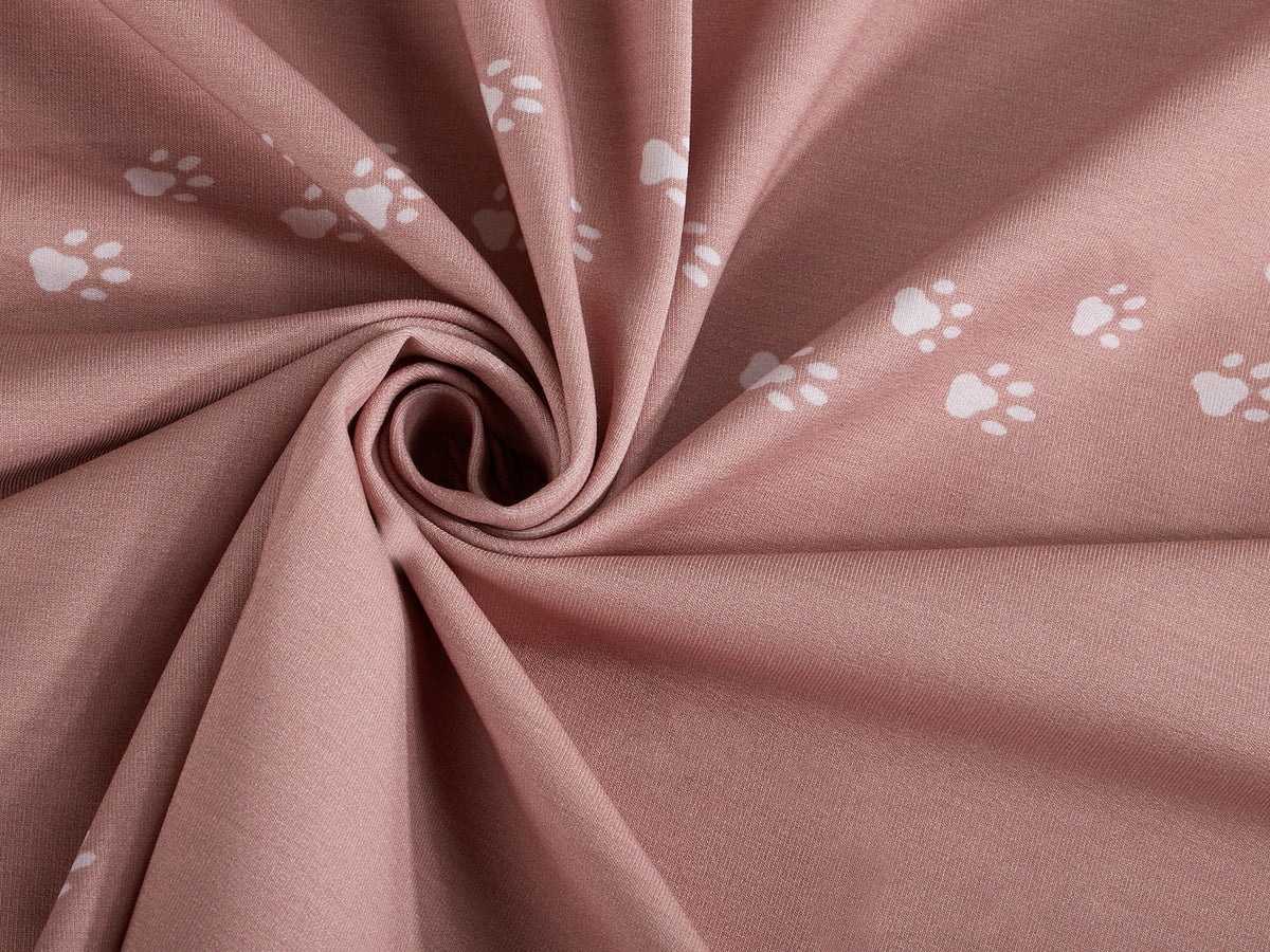 Jersey-Stoff "Liebling #oldrose" (1Panel/ ca.0,65 m)