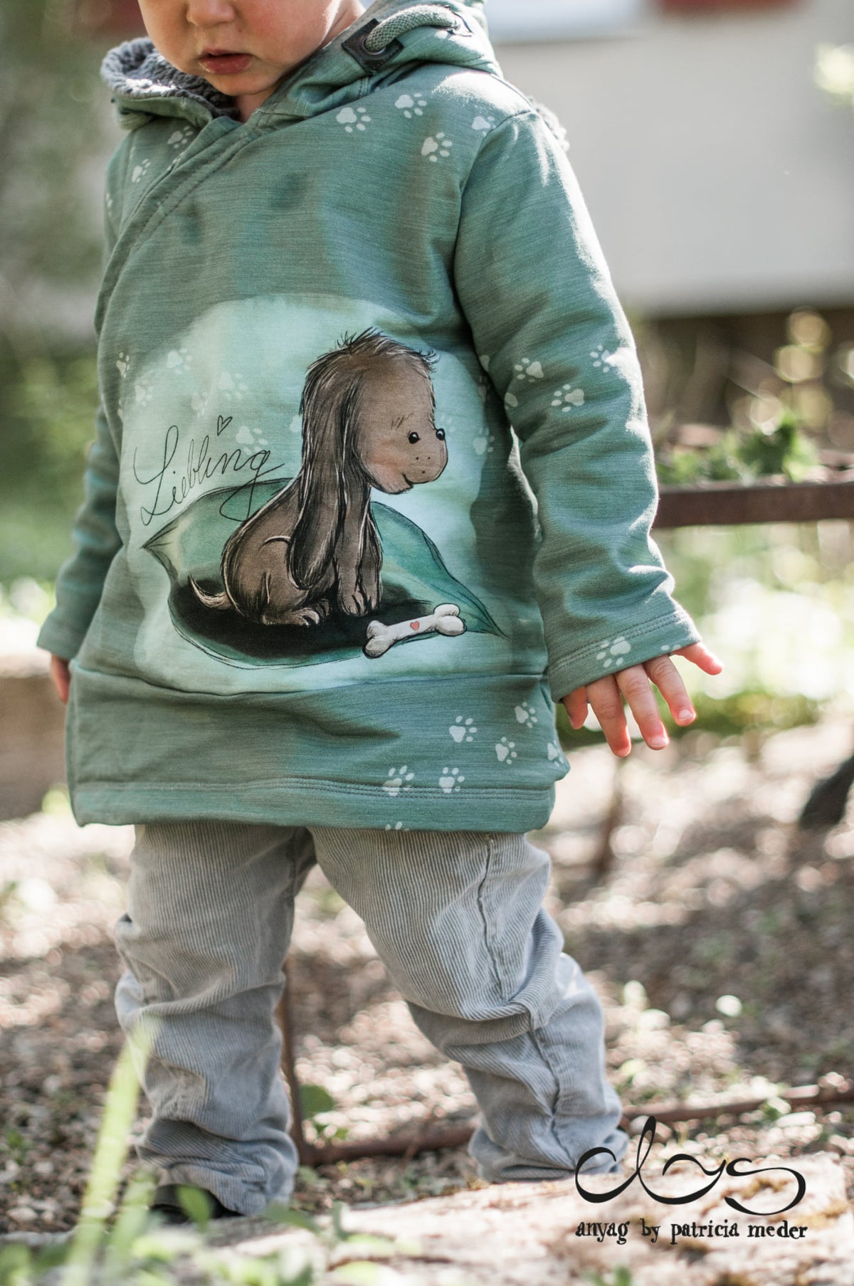 Jersey-Stoff "Liebling #sage boy" (1Panel/ ca.0,65 m)