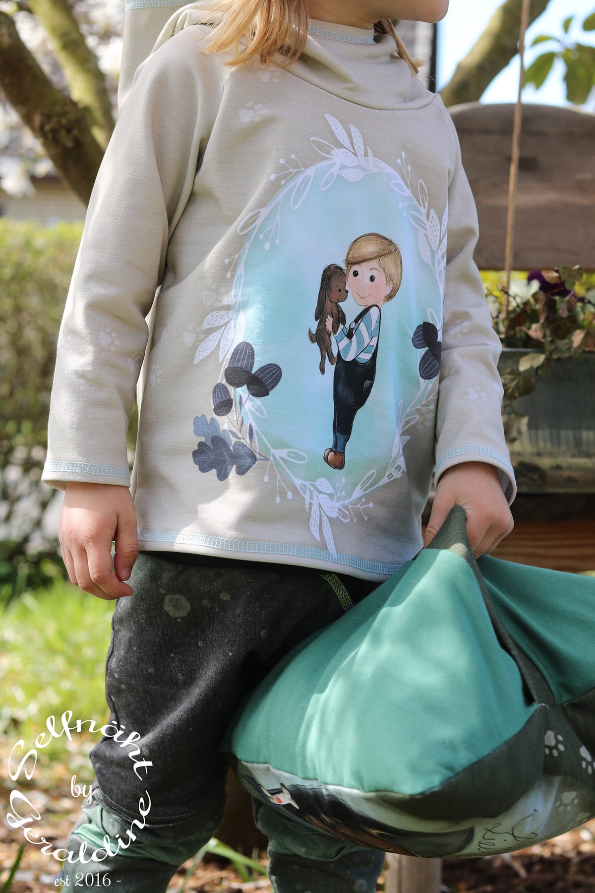 Jersey-Stoff "Liebling #sand boy" (1Panel/ ca.0,65 m)