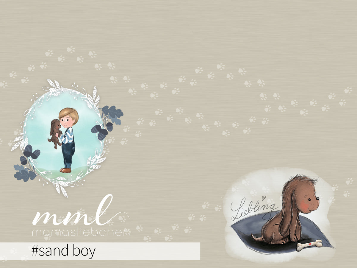 Jersey-Stoff "Liebling #sand boy" (1Panel/ ca.0,65 m)