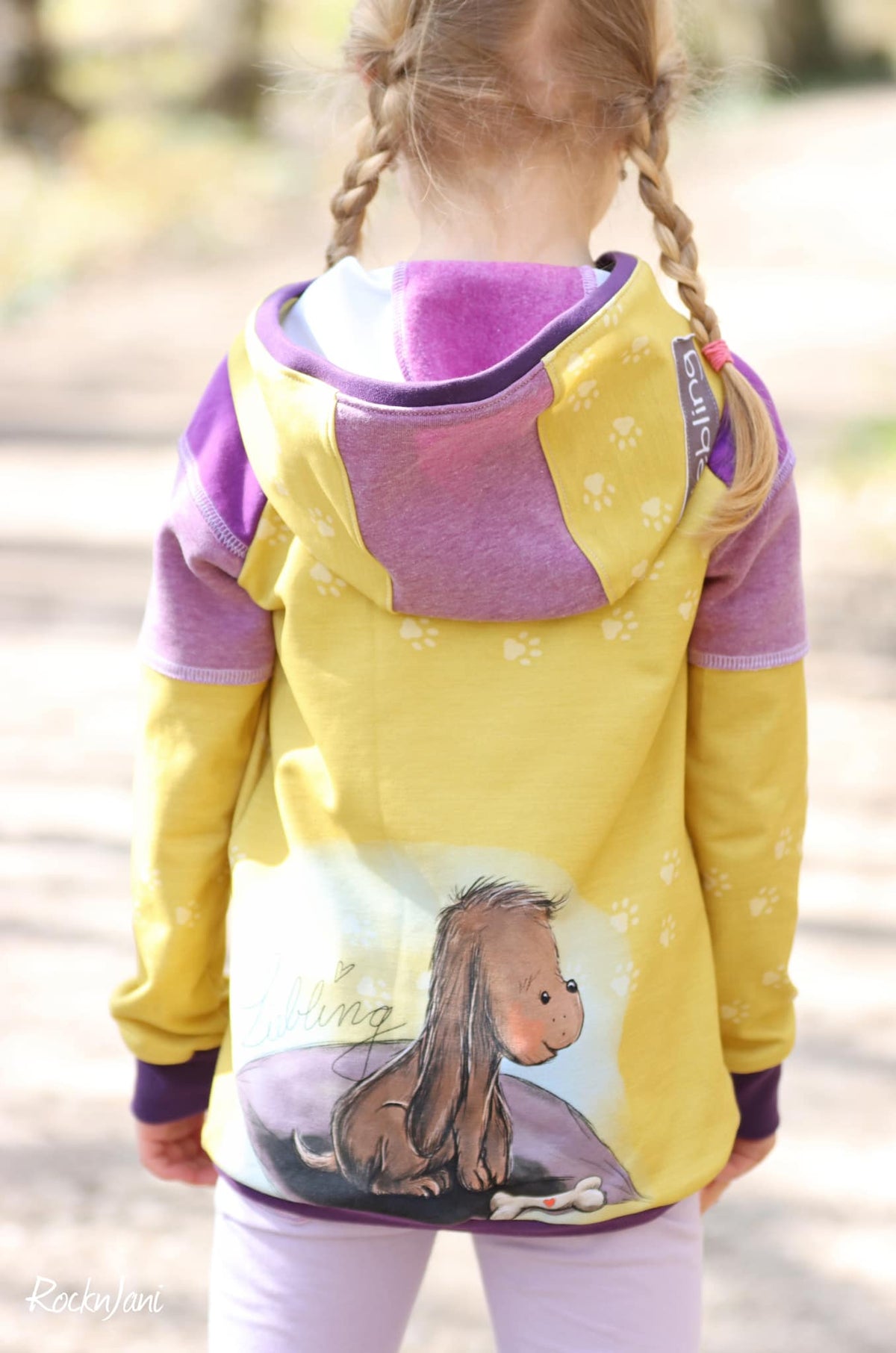 Jersey-Stoff "Liebling #sunshine girl" (1Panel/ ca.0,65 m)