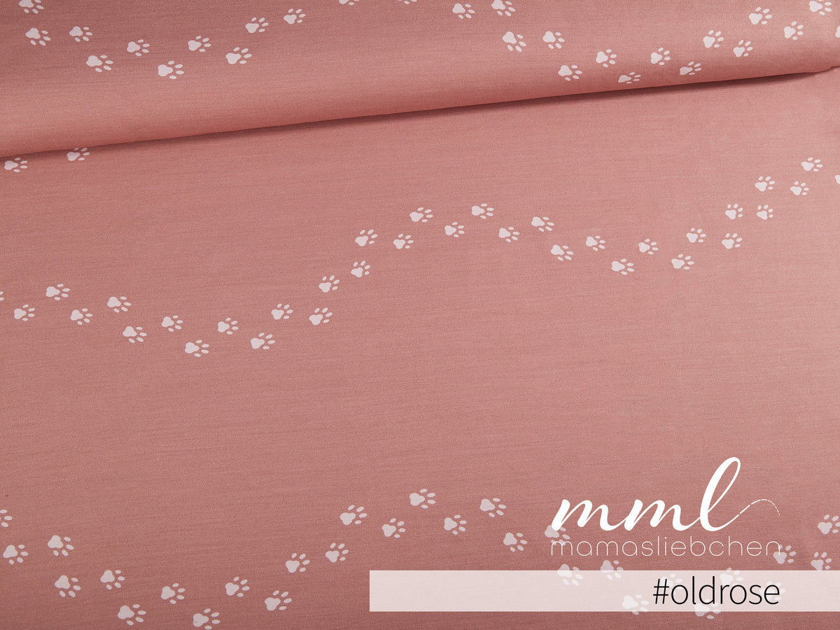 Jersey-Stoff "Liebling`s Kombi #oldrose" (0,5m)