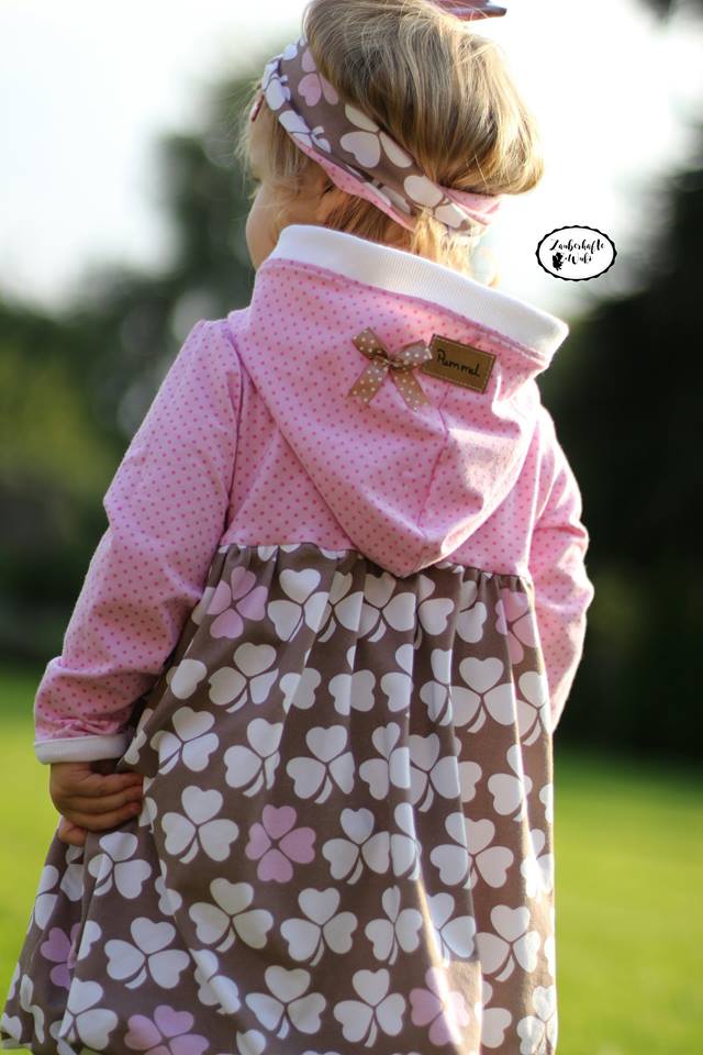 Jersey-Stoff "little lucky clover #rosemary-taupe" (0,5m)