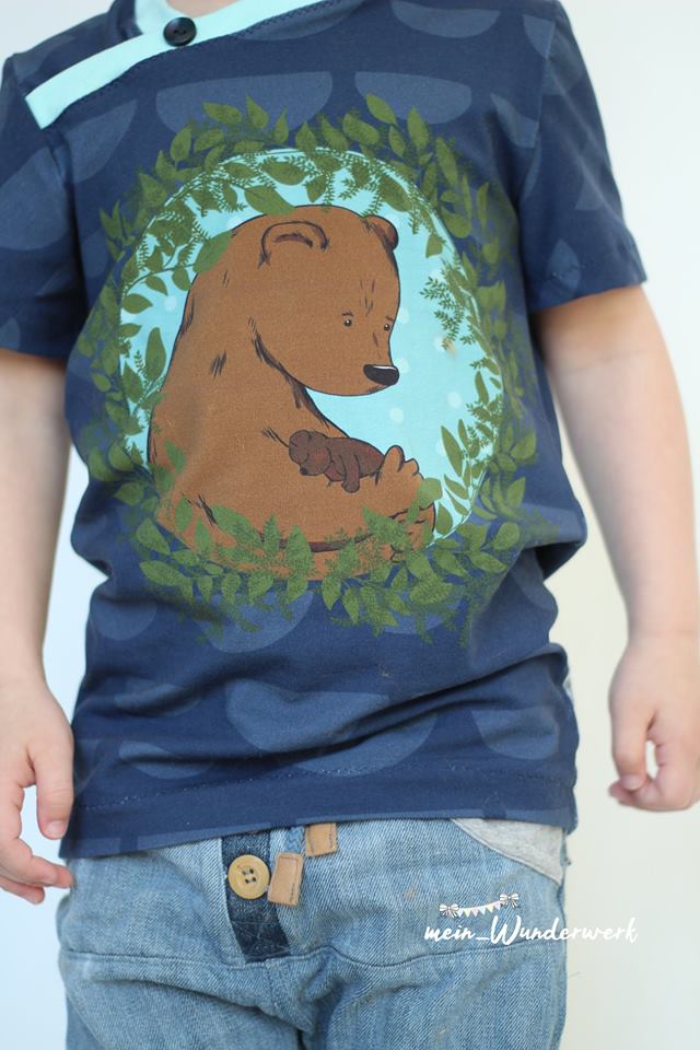 Jersey-Stoff "little bear #jeans" (1 Panel, ca. 0,6m)