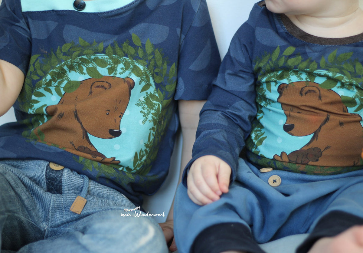 Jersey-Stoff "little bear #jeans" (1 Panel, ca. 0,6m)