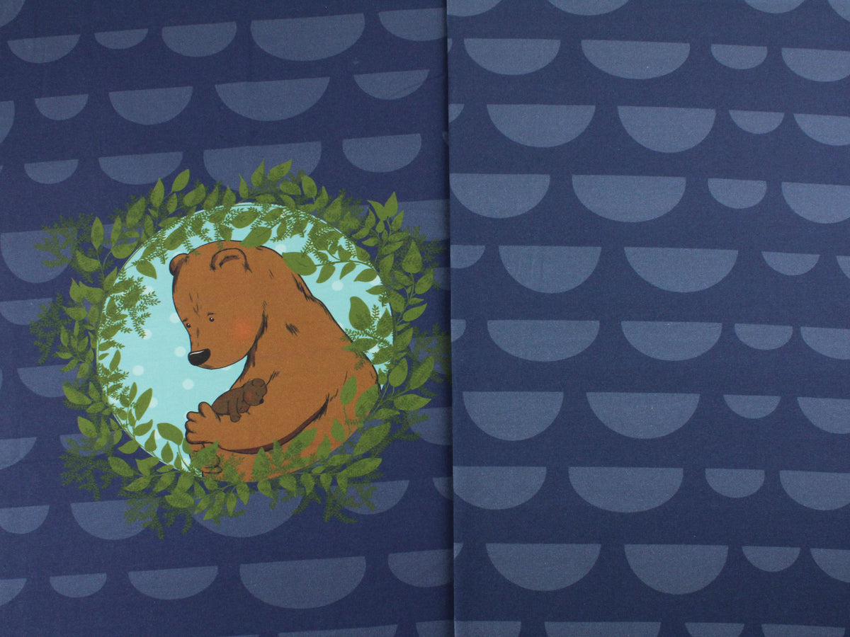 Jersey-Stoff "little bear #jeans" (1 Panel, ca. 0,6m)