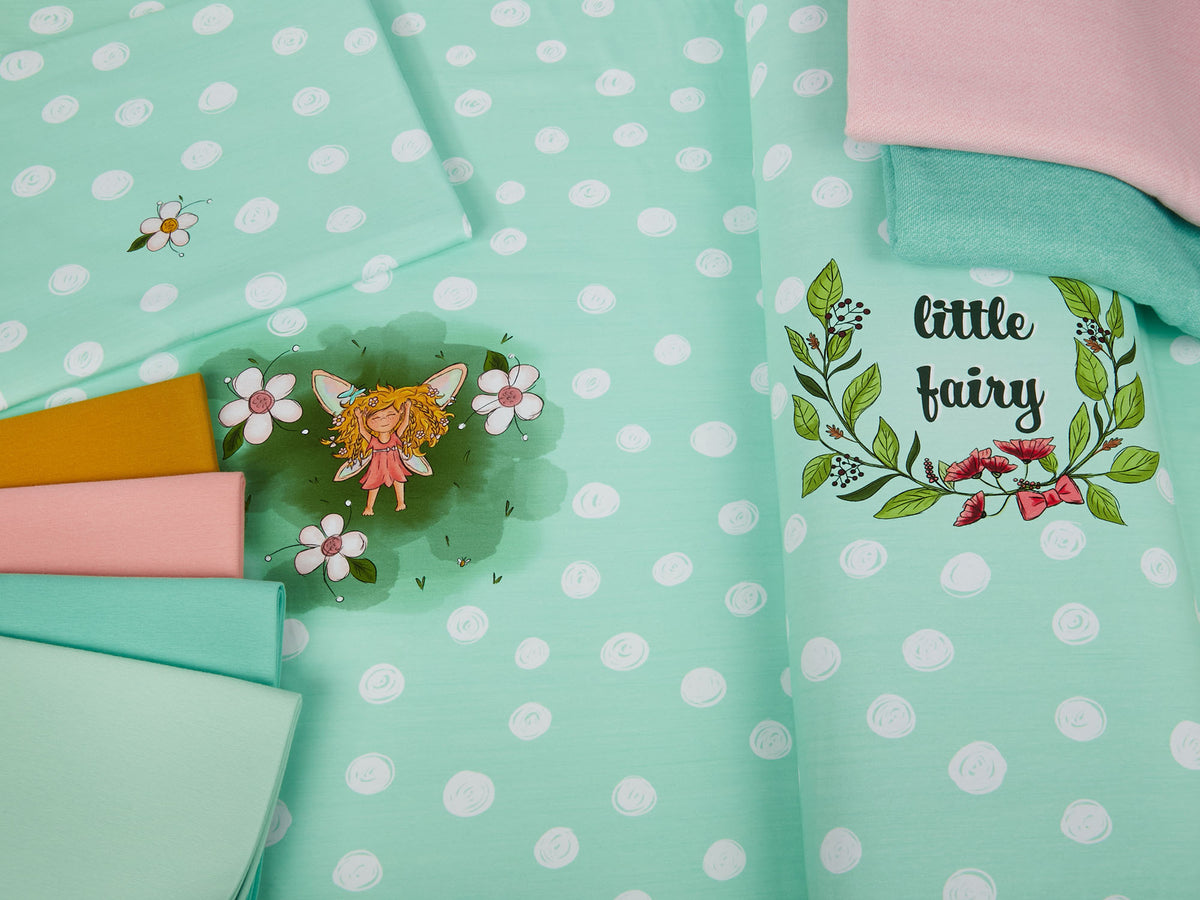 Jersey-Stoff "little pippa #mint" (1 Panel, ca 0,65m)