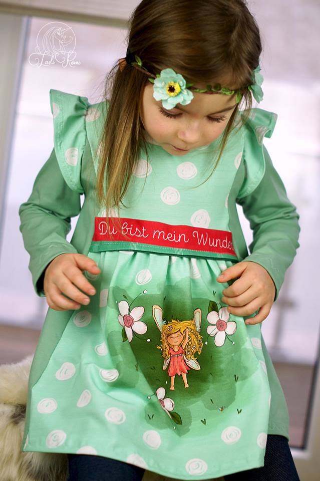 Jersey-Stoff "little pippa #mint" (1 Panel, ca 0,65m)
