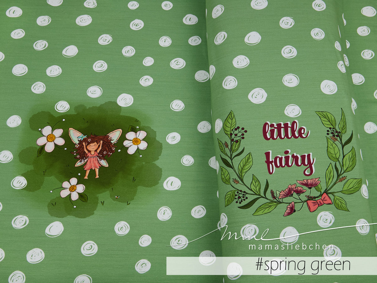 Jersey-Stoff "little pippa #spring green" (1 Panel, ca 0,65m)
