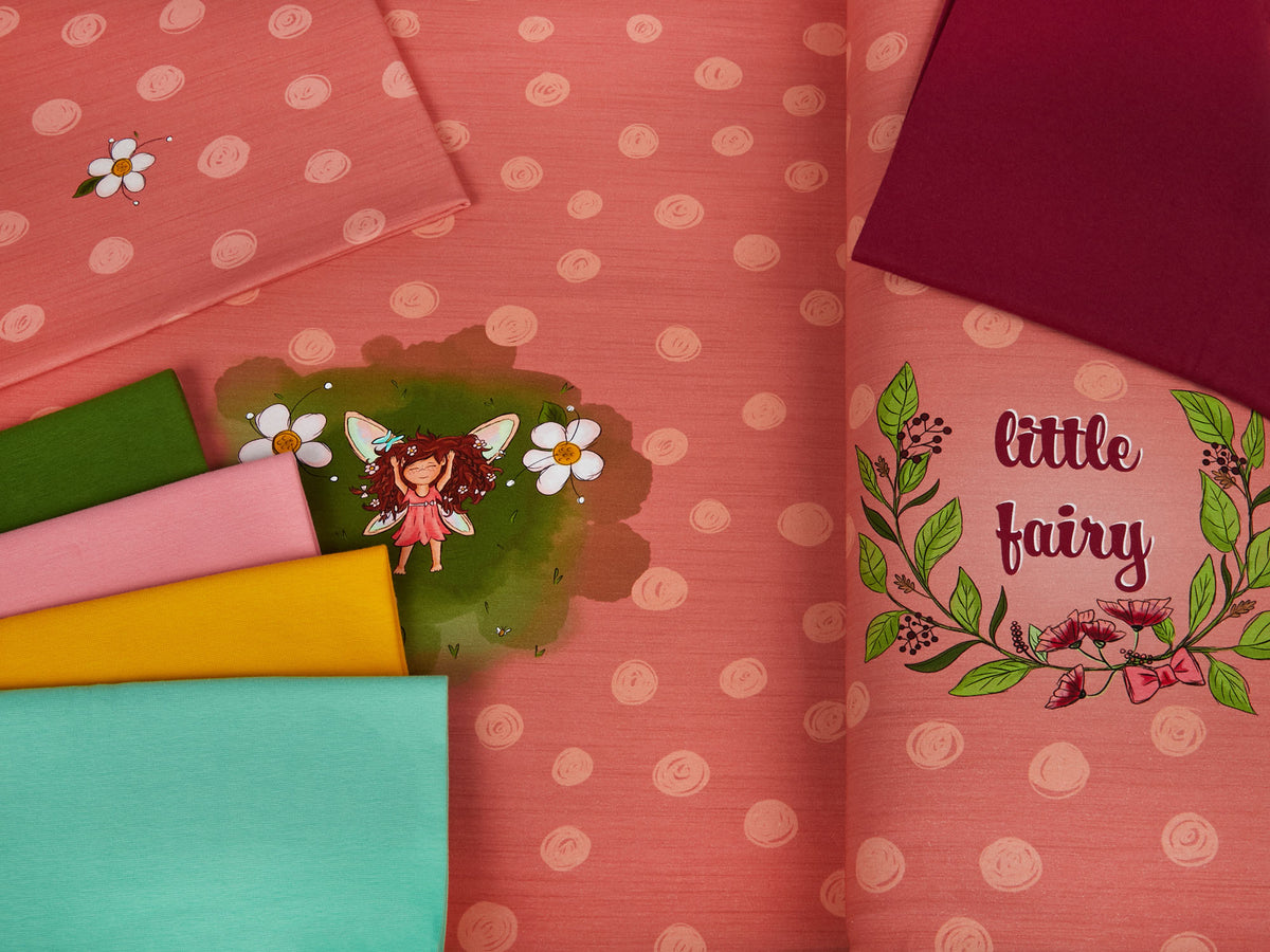 Jersey-Stoff "little pippa #spring rose" (1 Panel, ca 0,65m)