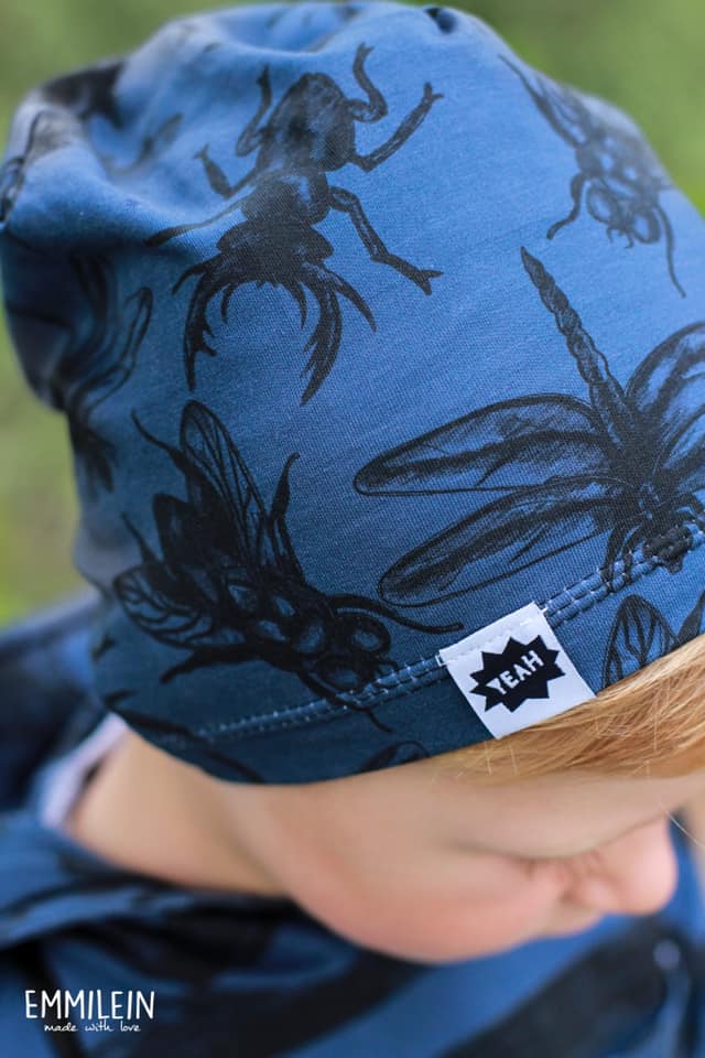 Jersey-Stoff "Lockstoff #darkblue" (0,5m)