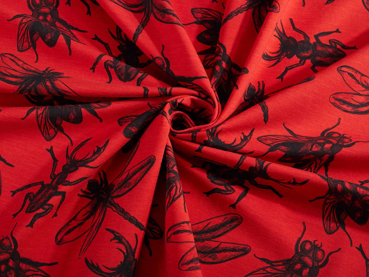 Jersey-Stoff "Lockstoff #fire" (0,5m)