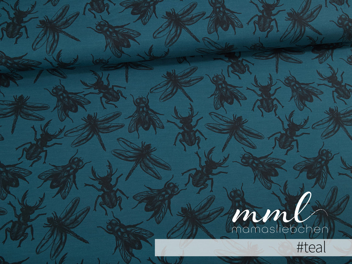 Jersey-Stoff "Lockstoff #teal" (0,5m)