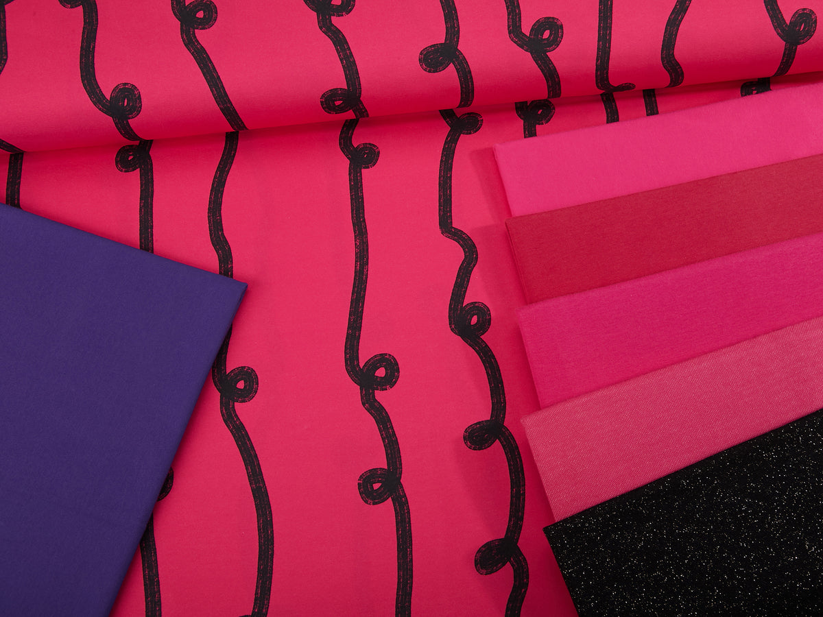 Jersey-Stoff "looping #pink" (0,25 m)