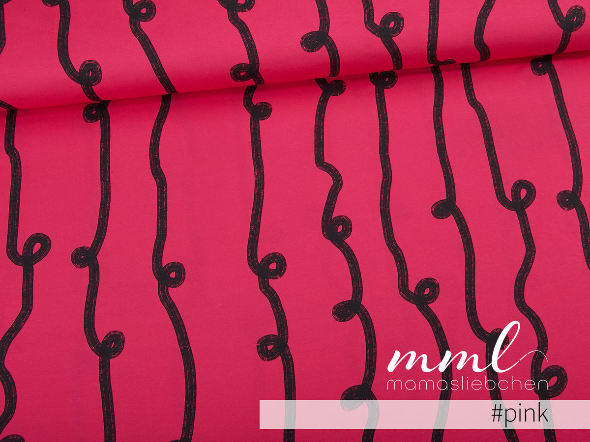 Jersey-Stoff "looping #pink" (0,25 m)