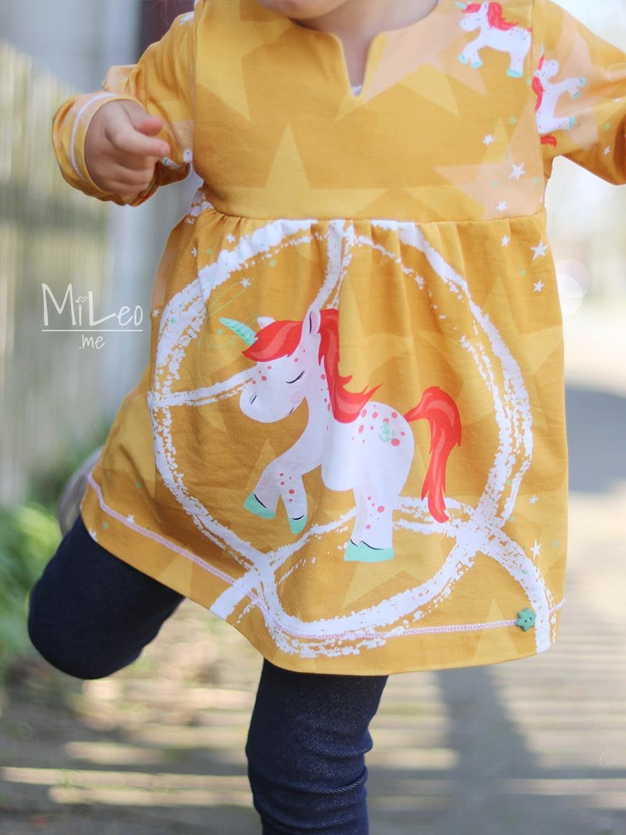 Jersey-Stoff "magic #honey" (1Panel/ ca.0,7m)