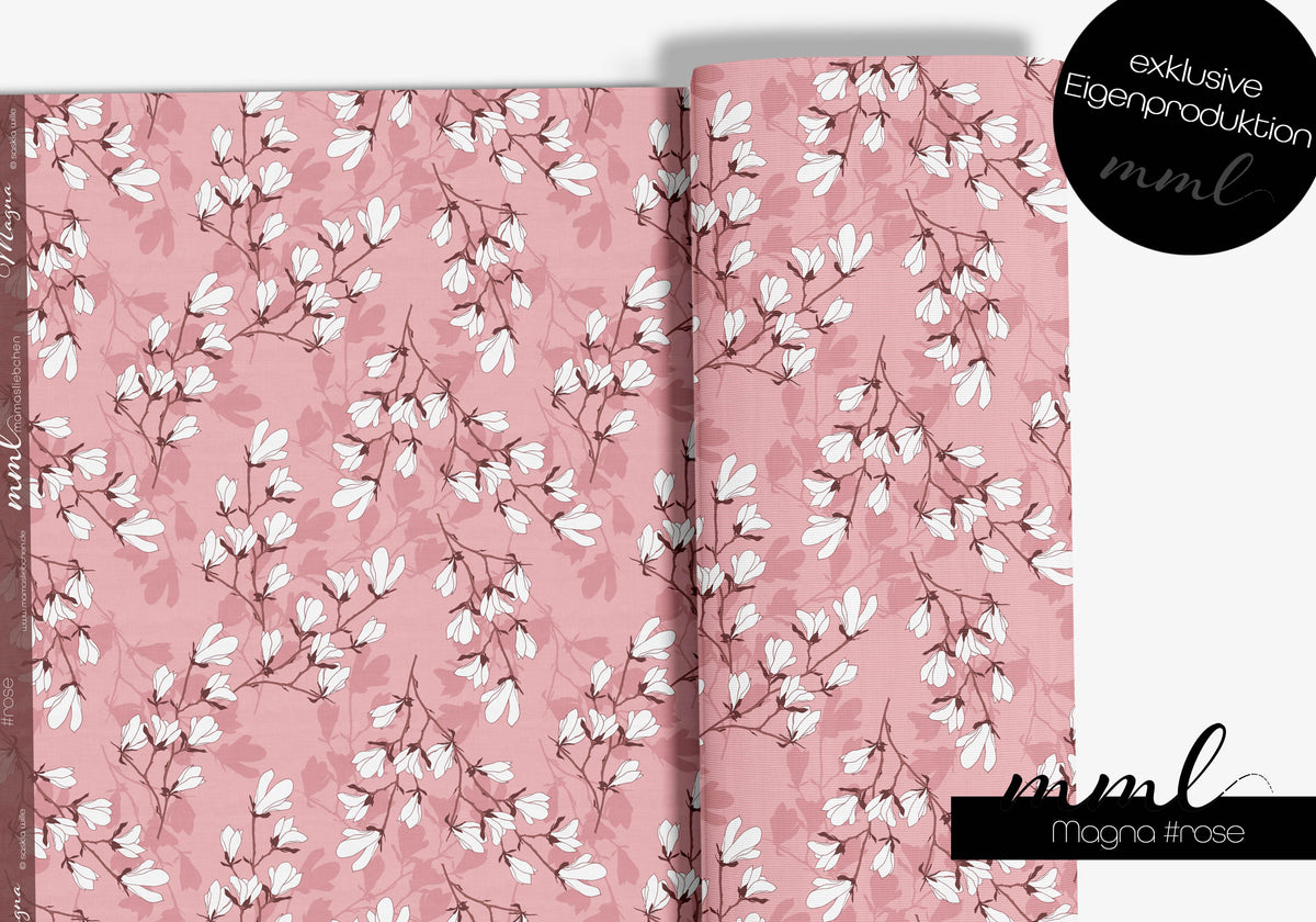 Jersey-Stoff "Magna #rose" (0,25m)