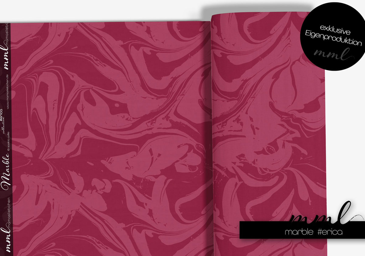 Jersey-Stoff "Marble collection #erica" (0,25m)
