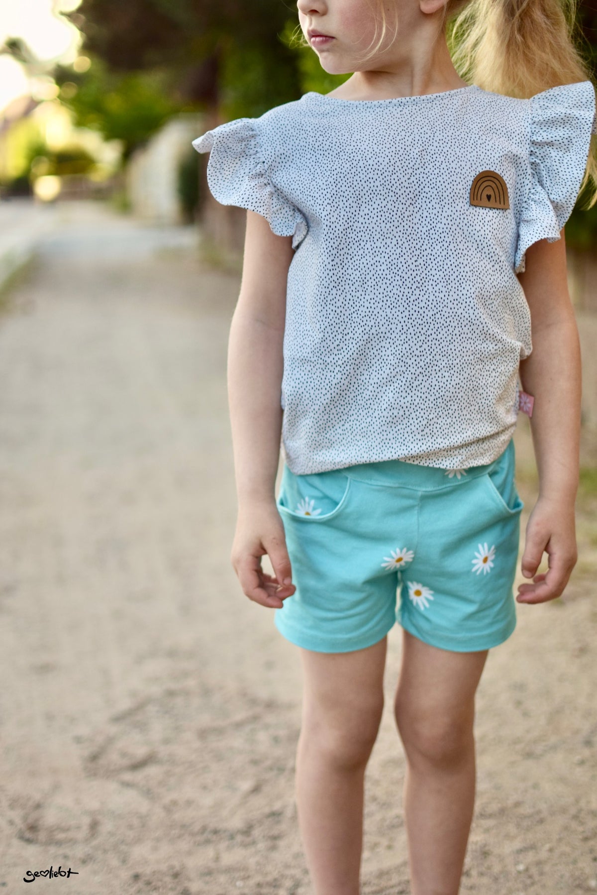 Jersey-Stoff "Mariechen flowers #mint" (0,25m)