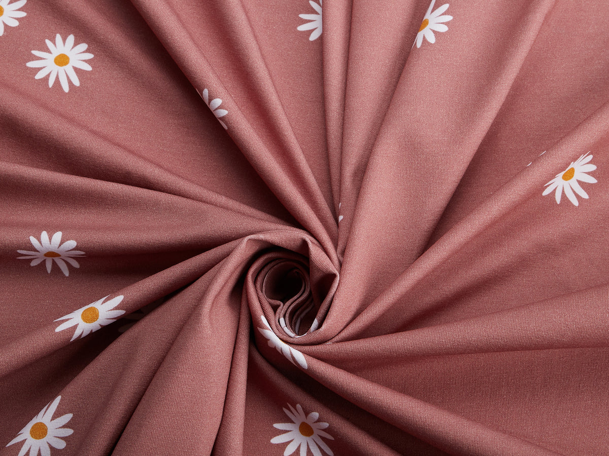 Jersey-Stoff "Mariechen flowers #oldrose" (0,25m)