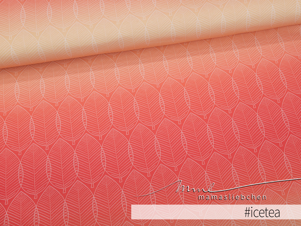 Jersey-Stoff "mellow flow #icetea" (0,25m)