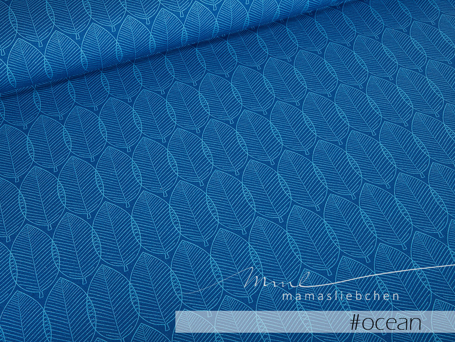 Jersey-Stoff "mellow #ocean" (0,25m)