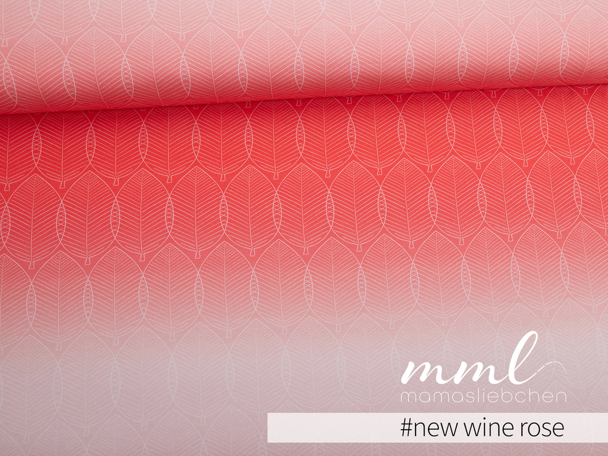 Jersey-Stoff "Mellows flow #new wine rose" (0,5m)