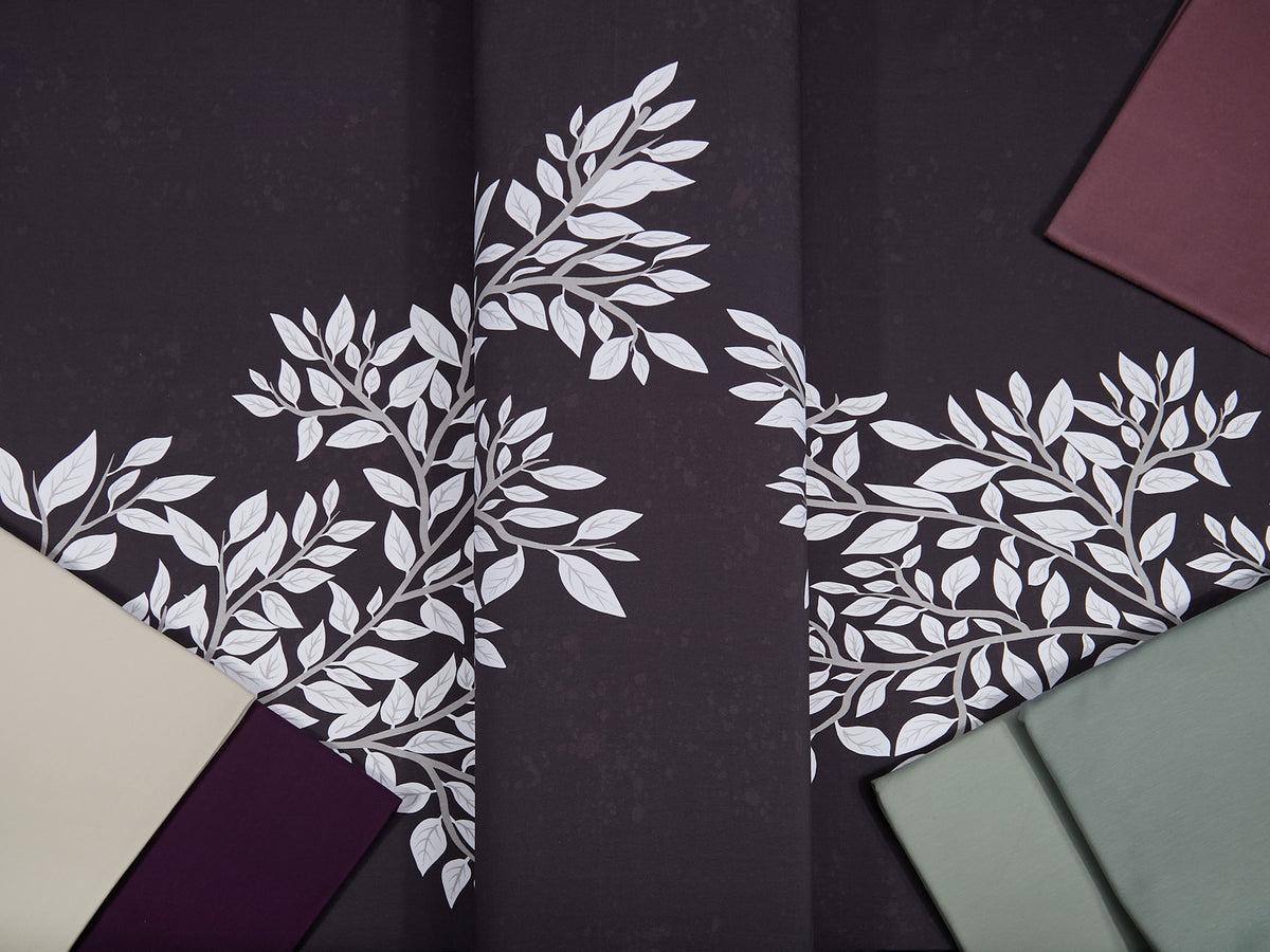 Jersey-Stoff "My Garden #mauve" (1Panel/ ca.1,50m)