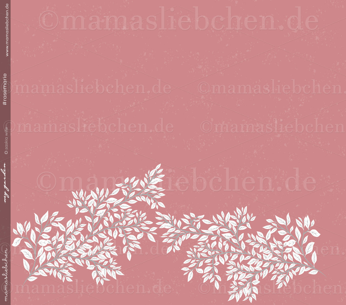 Jersey-Stoff "My Garden #rosemarie" (1Panel/ ca.1,50m)
